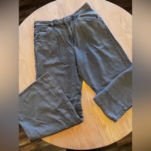 Free People Light Blue Wide Leg Jeans Size 30